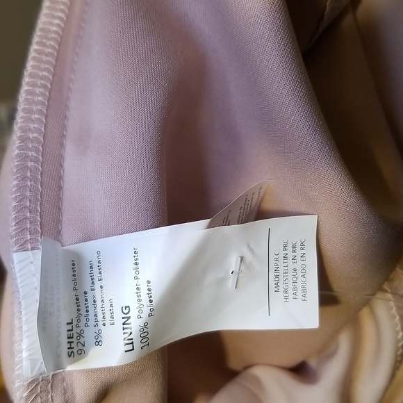 CUPSHE Women High Waist Zipper Bodycon Silhouette Light Brown Short Skirt - Picture 9 of 9